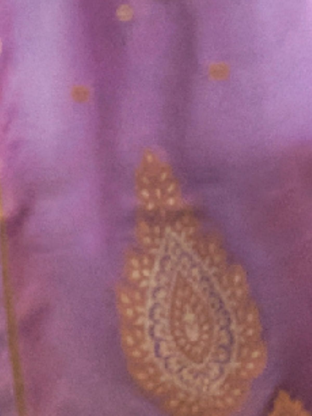 Odette Purple Silk Blend Woven Saree With Unstitched Blouse for Women