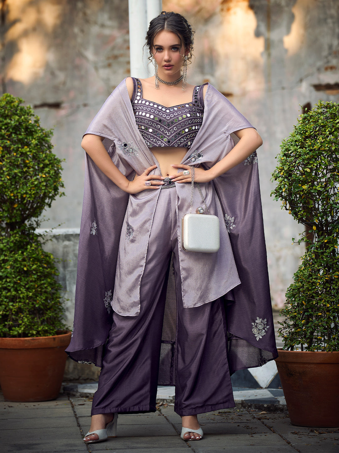 winter indo western dresses Indo western jacket style modern dhoti suitShrug it off,but make it fashion!This shrug outfit is here to elevate your wedding season style- effortlessly chic,timelessly elegant and perfect for this winter wedding. Shop