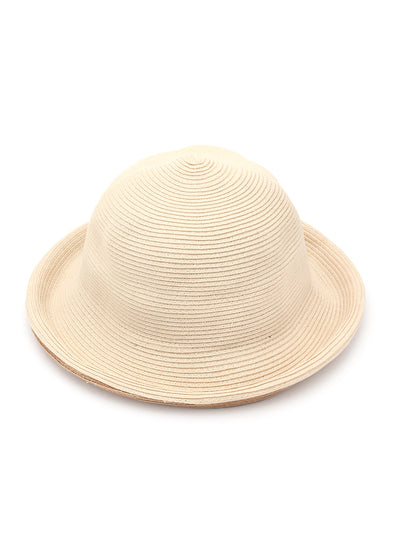 Odette Beige Straw Bucket Hat for Women