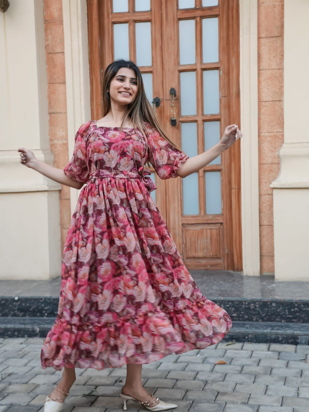 chiffon western dresses Chiffon - Designer - Indo-Western Dresses: Buy Indo-Western Outfits for Women Online