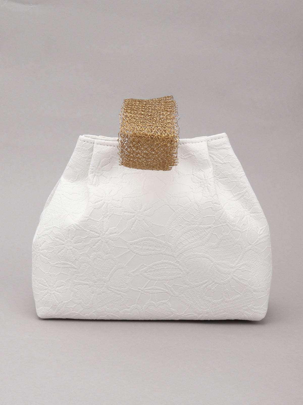 Odette Women The Very Stylish Beige Clutch Bag