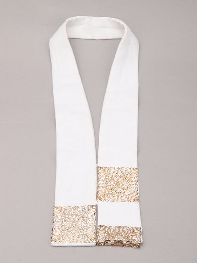 Odette White Embellished Collar for Women