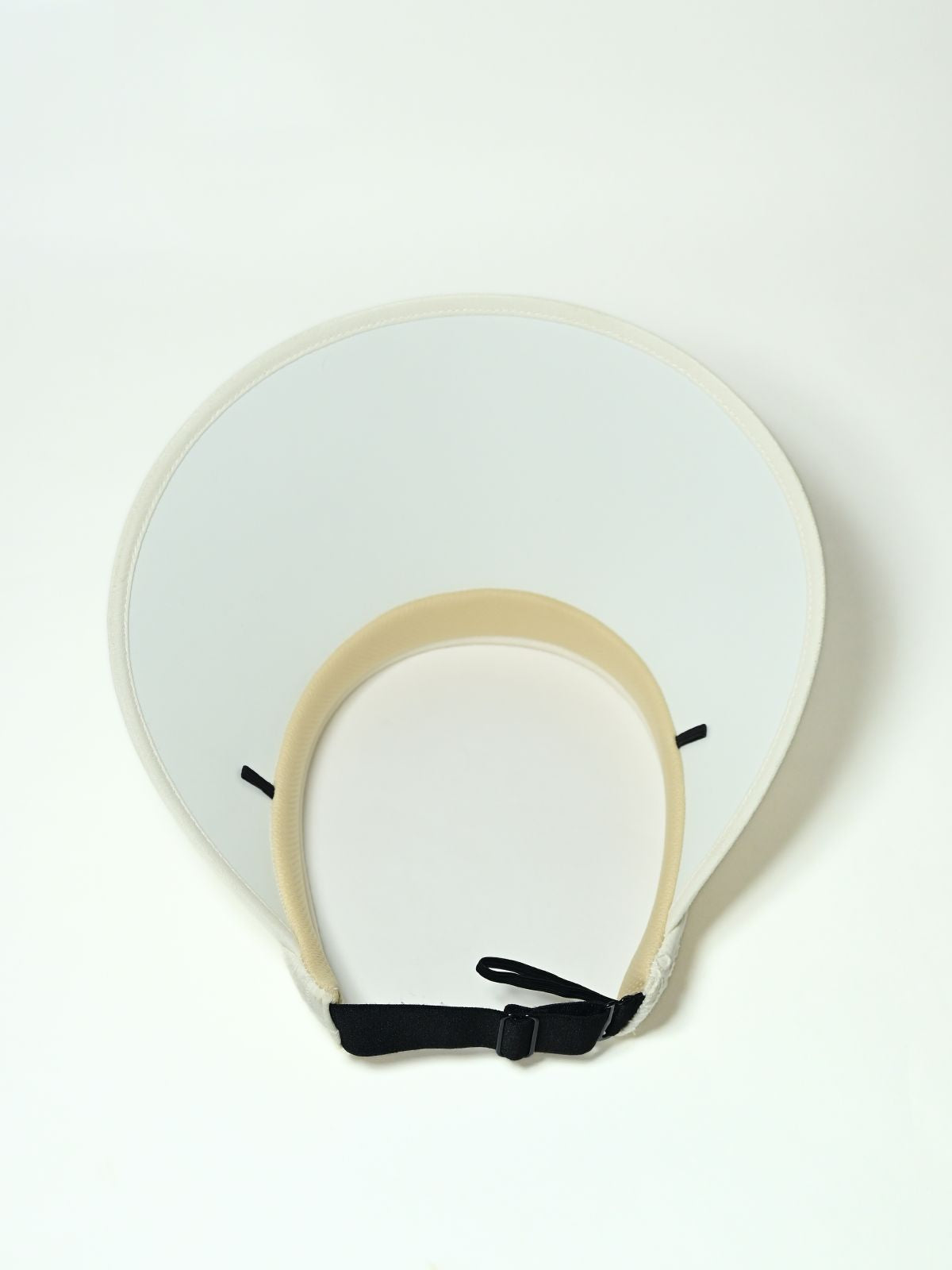 Odette Off White Cotton Embriodered Hat For Women