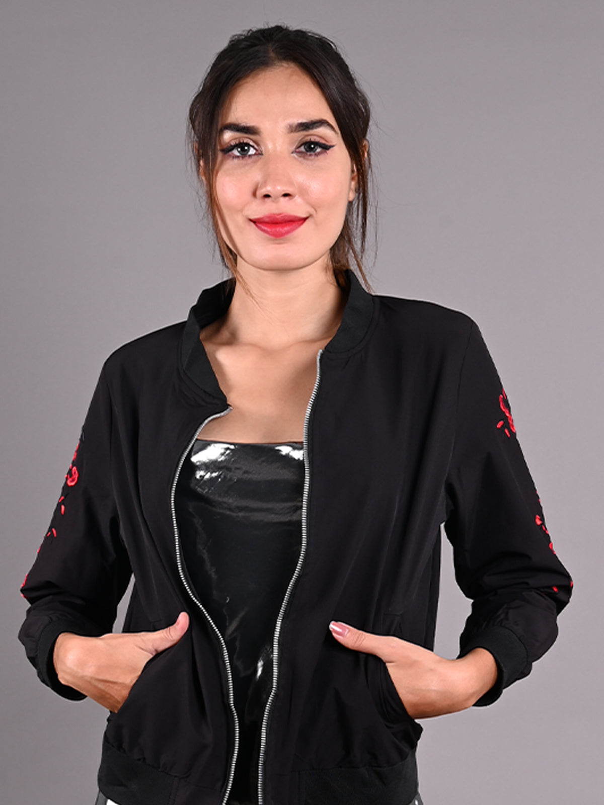 Banana Republic Size XS Black Polyester Puffer Zip Front Mock Neck Jacket —  Labels Resale Boutique