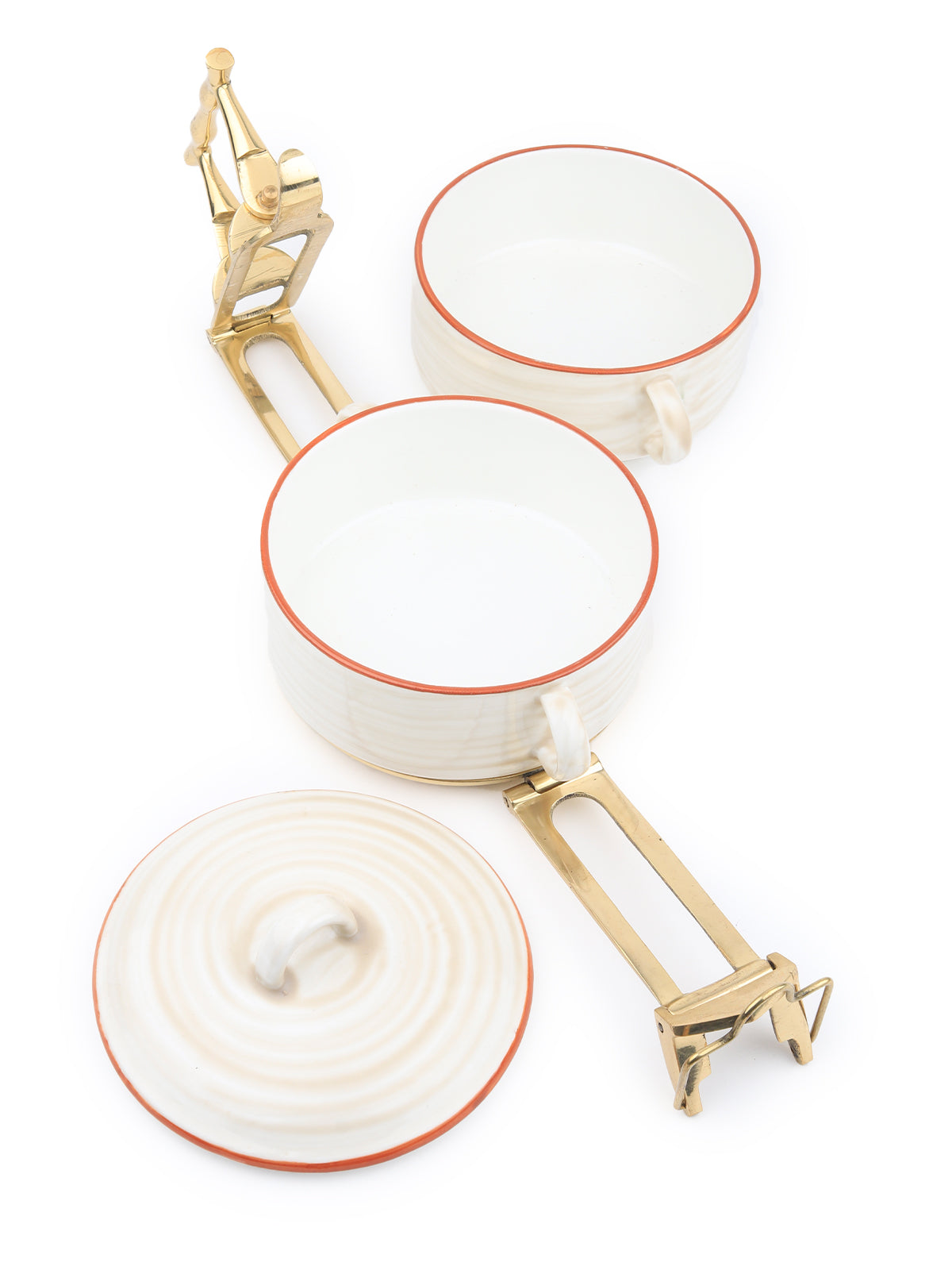 Odette - Beige French Two Layer Tiffin