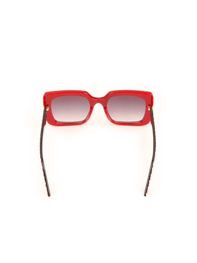 Odette Women Red And Black Oversized Sunglasses