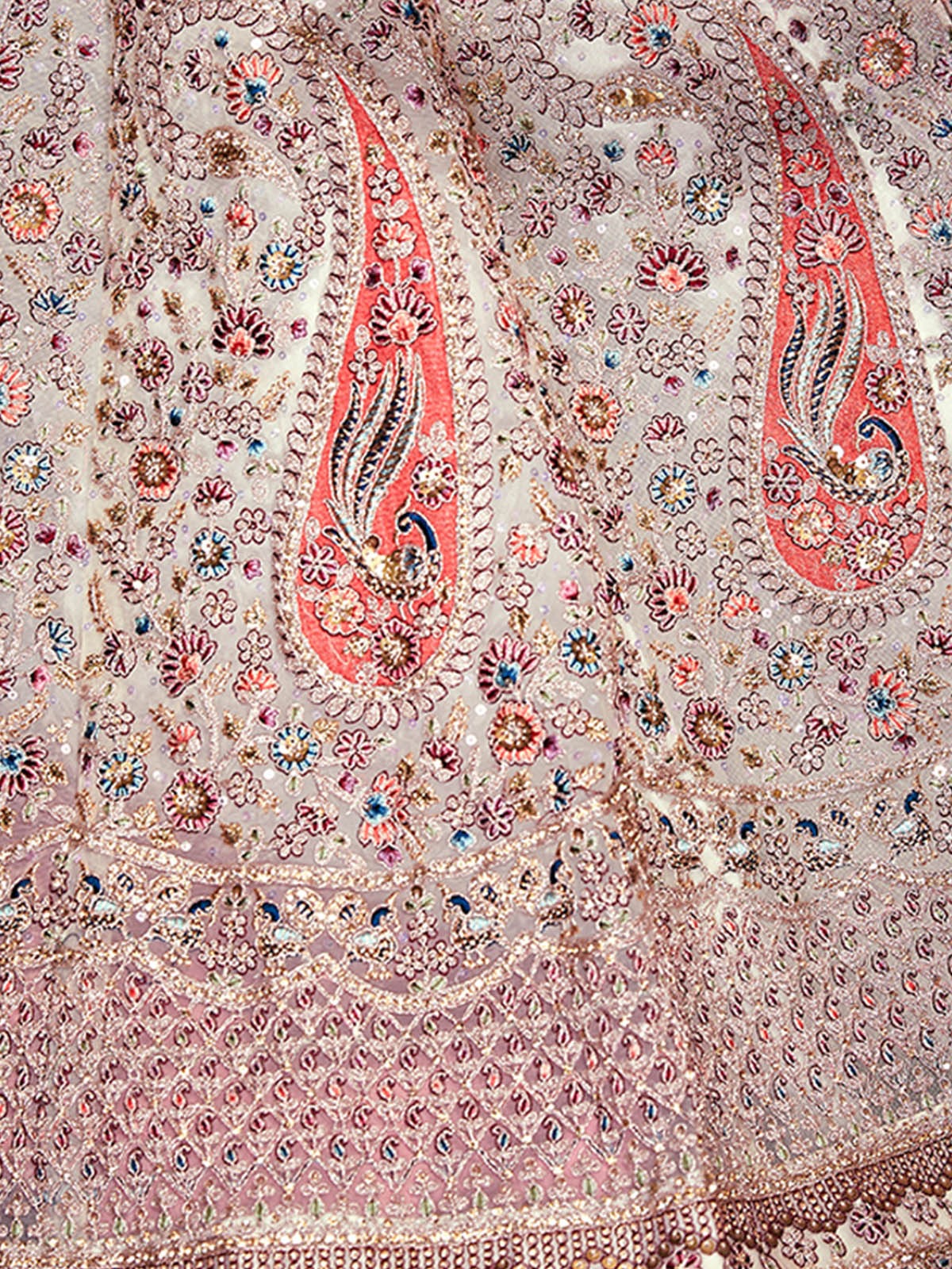 Odette - Stylish White Soft Silk Embroidered Semi Stitched Lehenga Choli