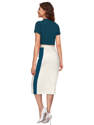 Odette Teal  Co-ord Set For Women