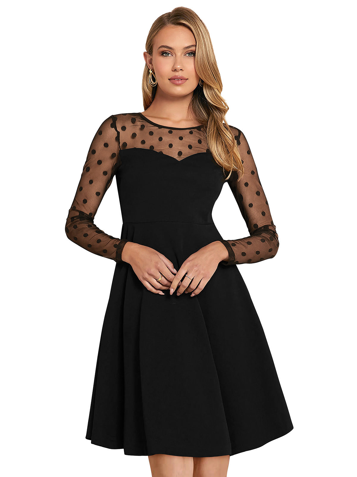 Buy FOREVER 21 Black Skater Dress - Dresses for Women 1337184 | Myntra