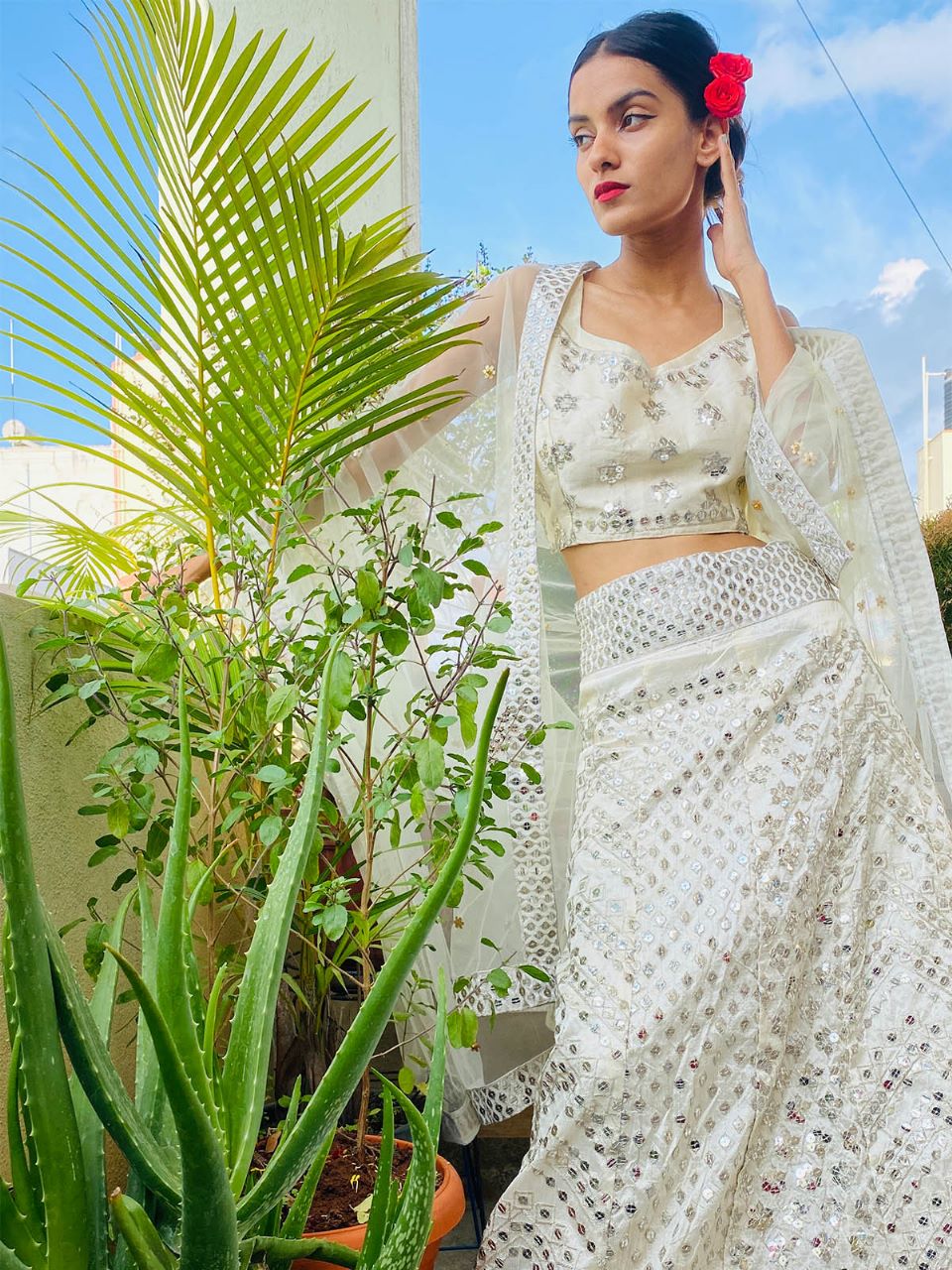 White Lehenga Choli for Women Indian Designer Wedding Wear White Chaniya  Choli Ready to Wear Lehnga Function Wear South Indian Outfits - Etsy