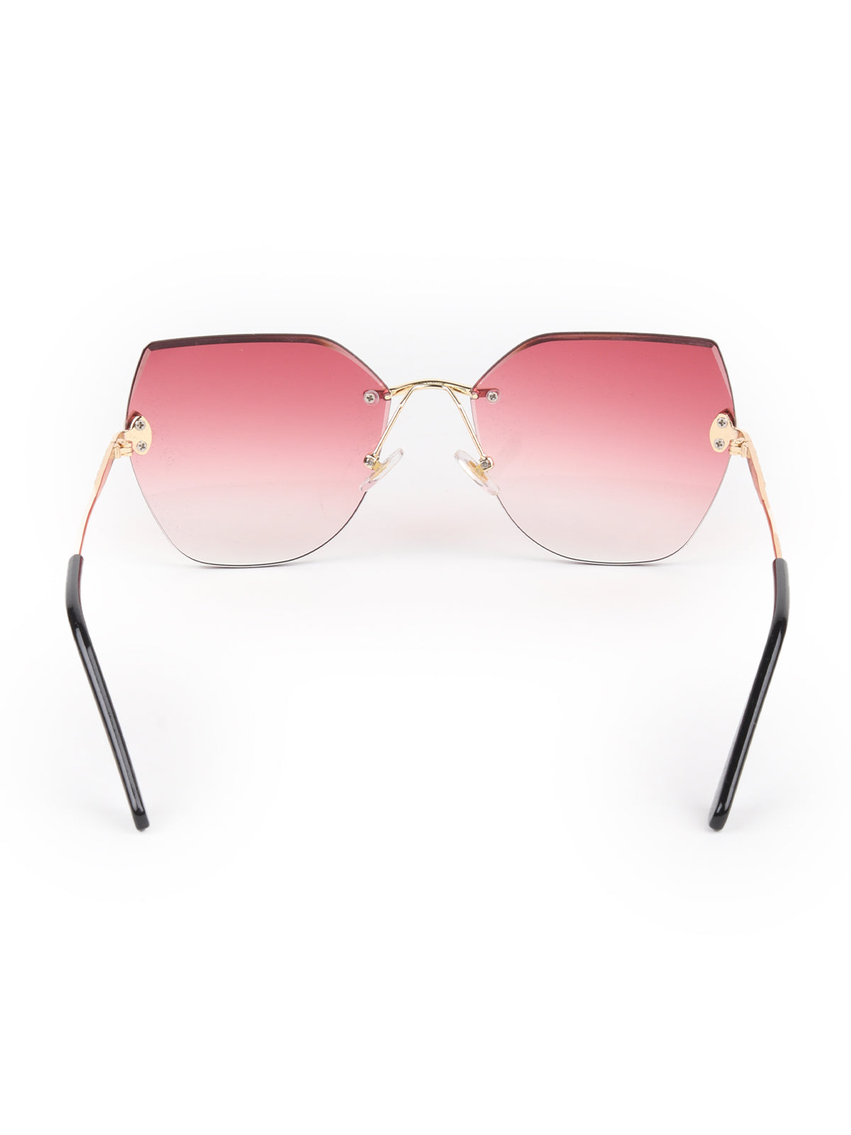 Odette Women Pink High-Index Acrylic Sunglasses