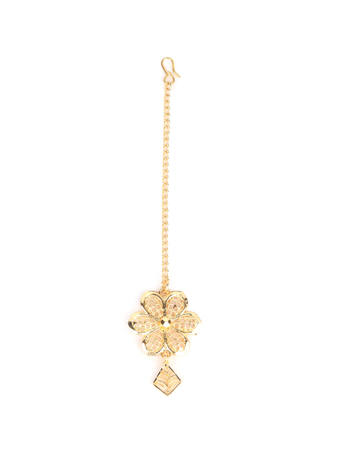 Odette Gold Flower Alloy Choker Set for Women