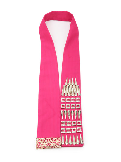 Odette Magenta Pink Embellished Collar for Women