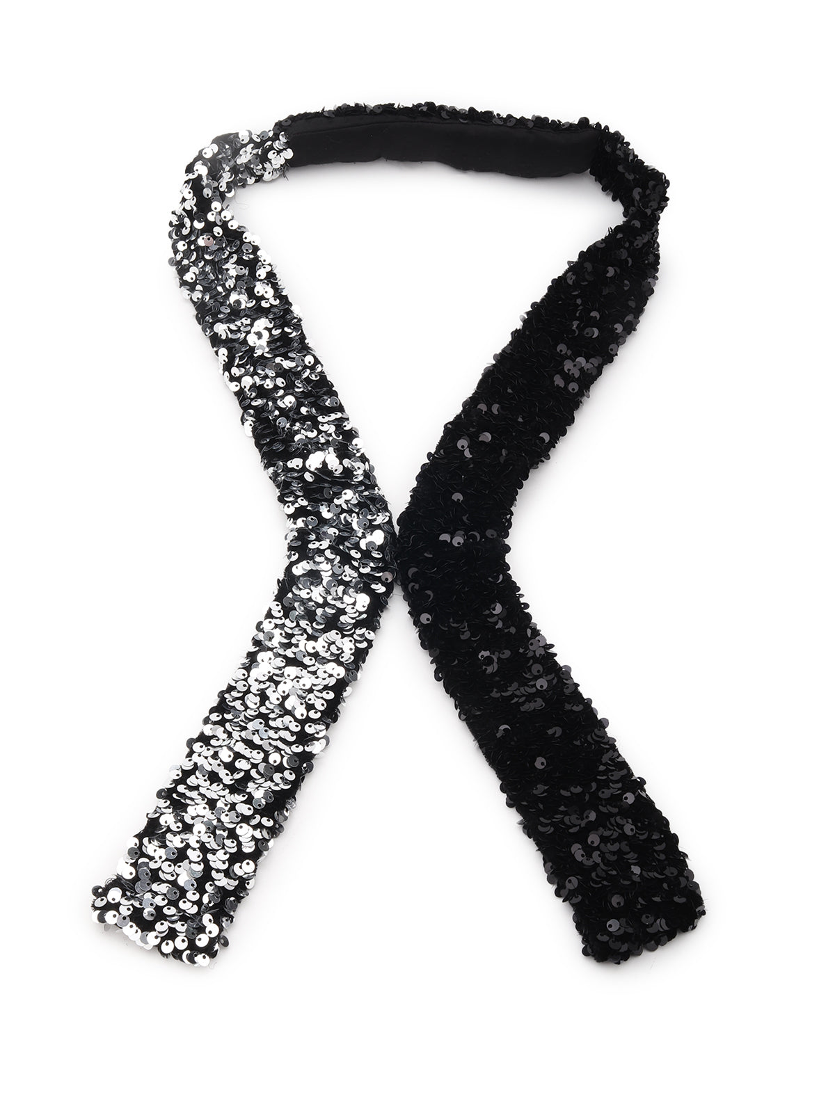Odette Black Sequins Embroidered Collar for Women