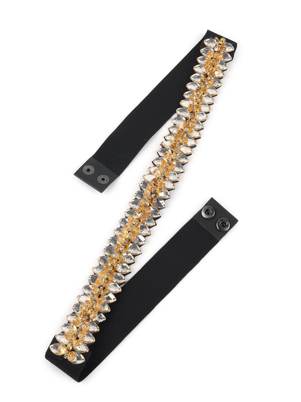 Odette Gold Embellished Belt For Women