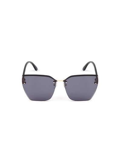Odette Women Gorgeous Black Shaded Cat Eye Sunglasses