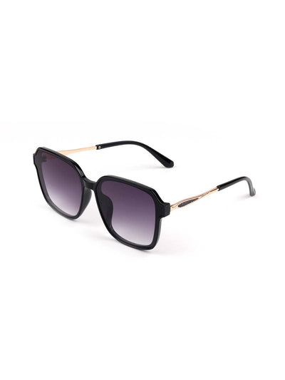 Odette Women Gorgeous Classic Black Oversized Sunglasses