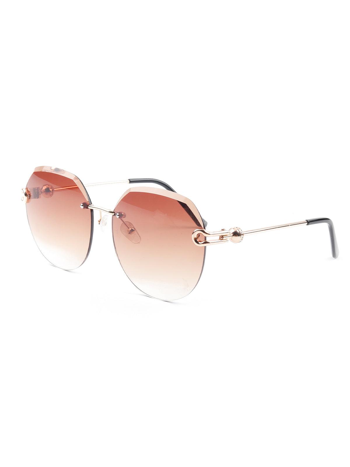 Odette Peach Tinted Chill Sunglasses For Women