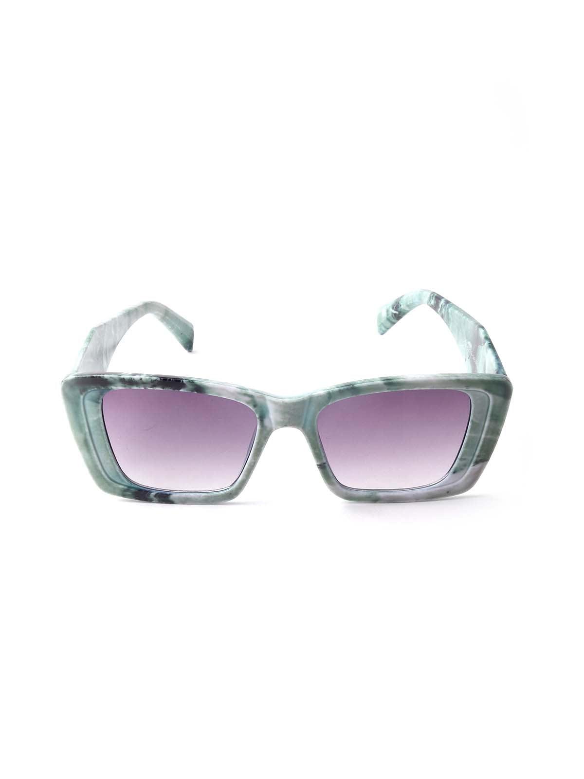 Odette Super Beachy Green Printed Sunglasses For Women