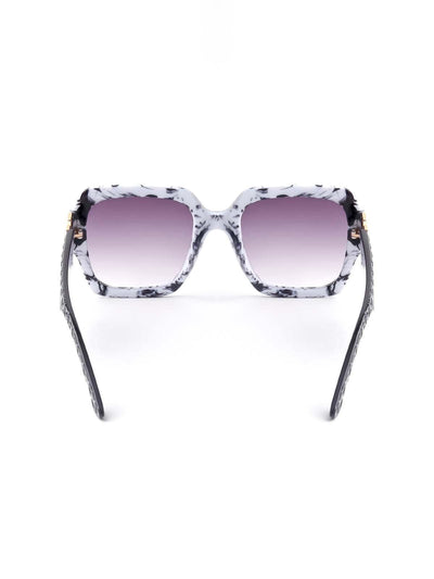 Odette Textured Oversized Tinted Sunglasses For Women