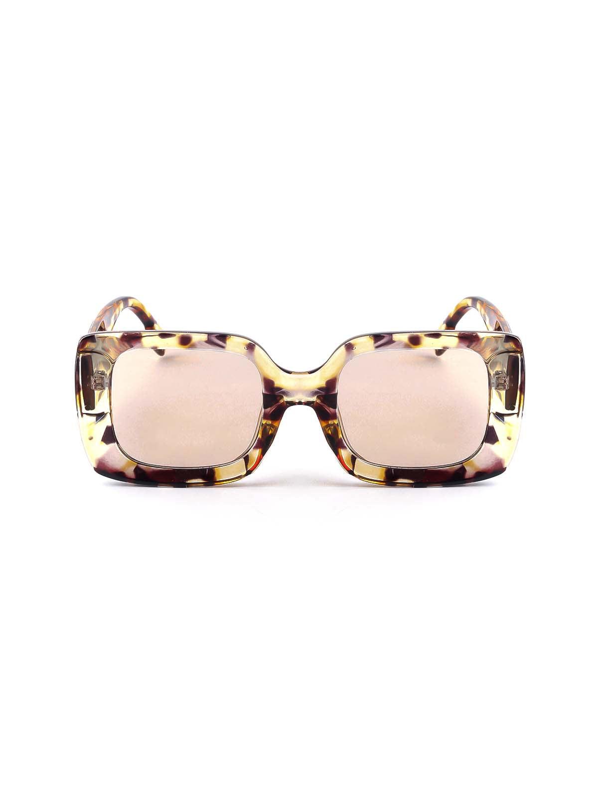 Odette Multicoloured Textured Frame Sunglasses For Women