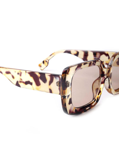 Odette Multicoloured Textured Frame Sunglasses For Women