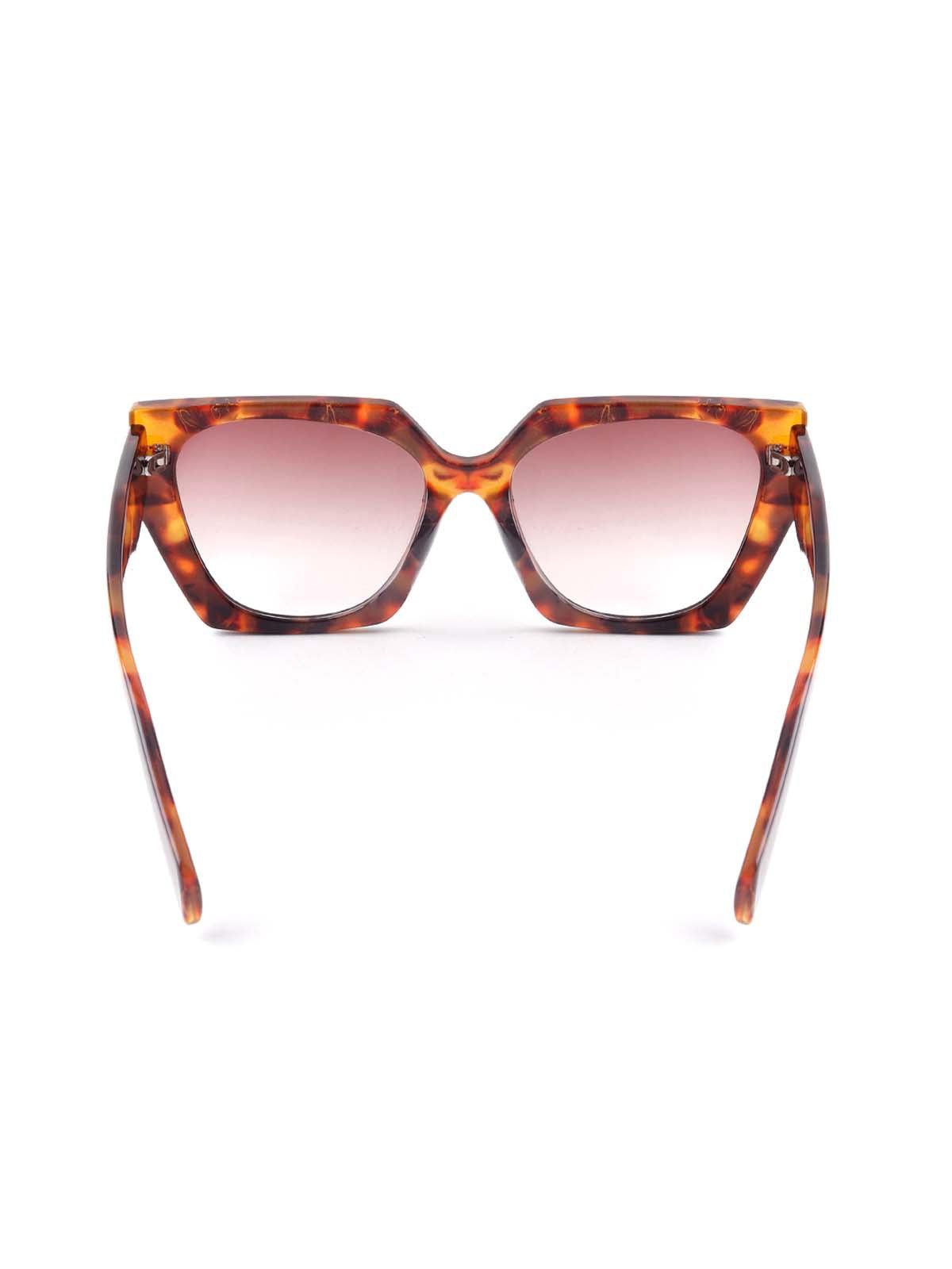 Odette Women Multicoloured Frame Textured Sunglasses