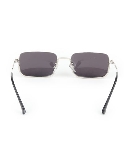 Odette Black Acrylic Rectangular Sunglasses for Women