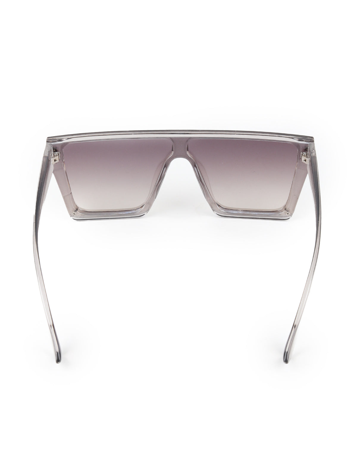 Odette Grey Acrylic Shield Sunglasses for Women