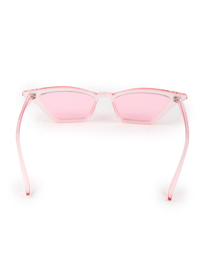 Odette Pink Acrylic Cateye Sunglasses for Women