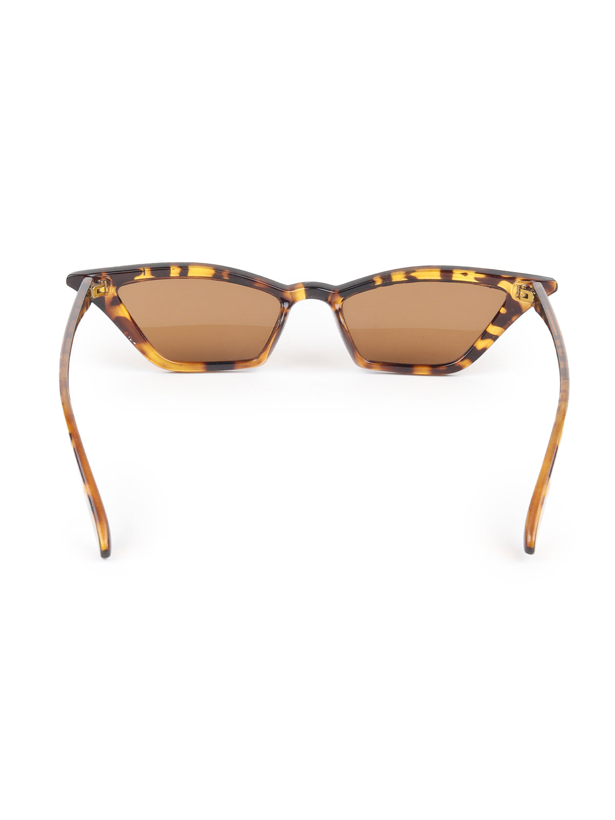 Odette Olive Acrylic Printed Cateye Sunglasses for Women