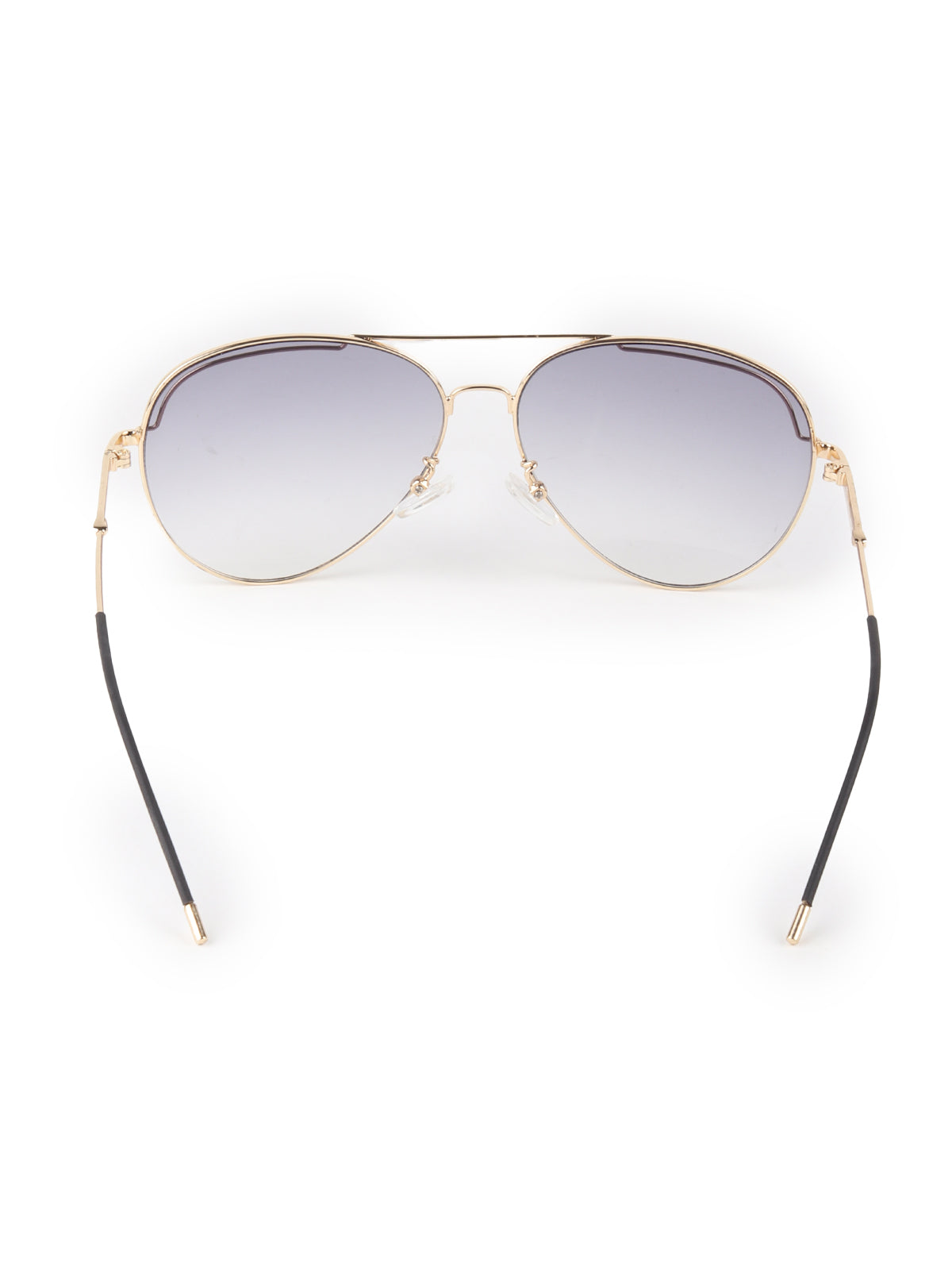 Odette Grey Acrylic Aviator Sunglasses for Women