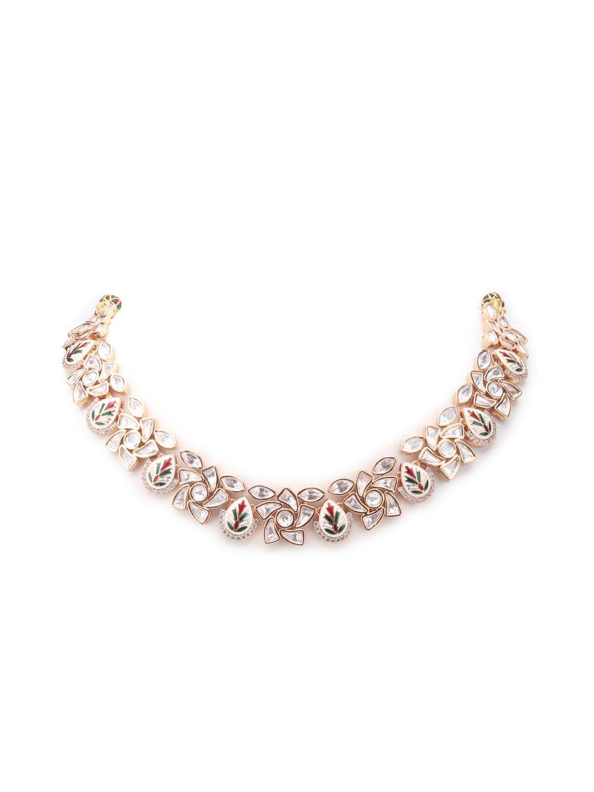 Odette Gold Alloy Jewellery Set For Women