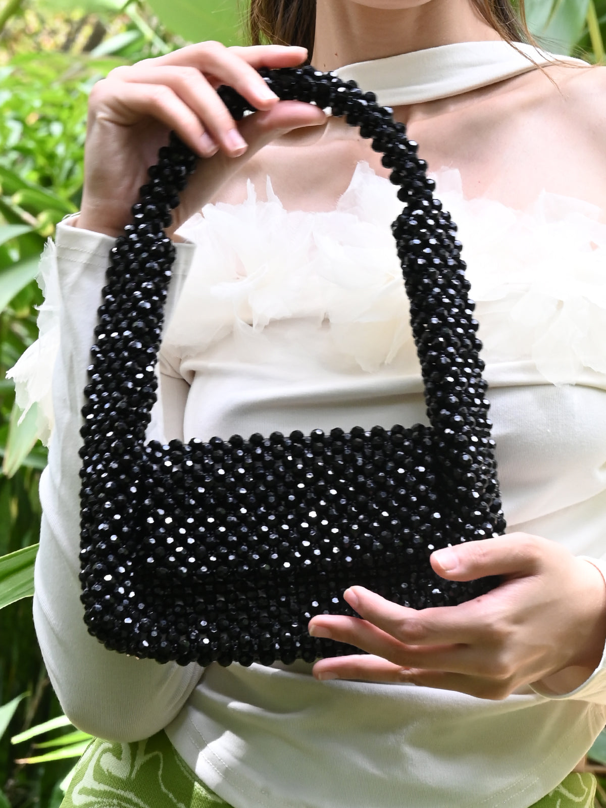PURSEO Maroon Clutch Pearl Purses for Women Handbag Bridal Evening Clutch  Bags for Party Wedding / Dulhan