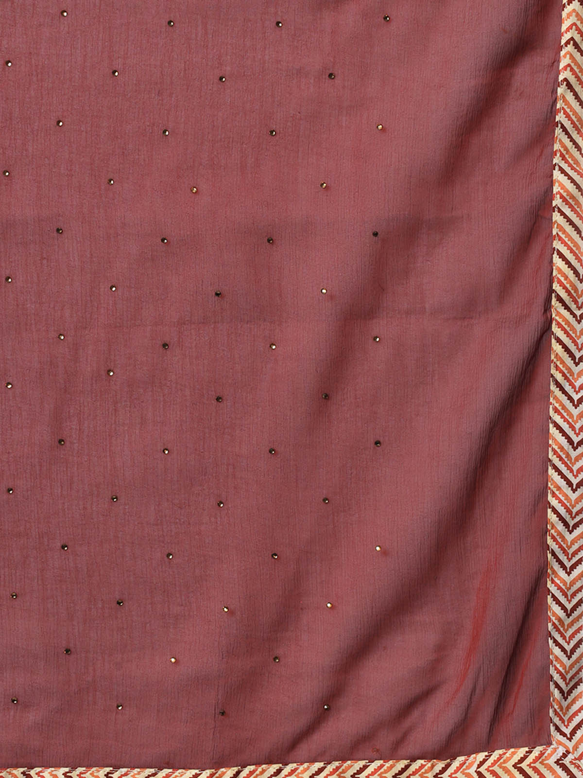 Odette - Stunning Maroon Cotton Printed Stitched Kurta Set