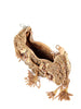 Odette Gold Embellished Clutch With Tassels For Women