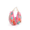 Odette Multicolored Tasseled Moon Clutch For Women