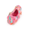 Odette Multicolored Tasseled Moon Clutch For Women