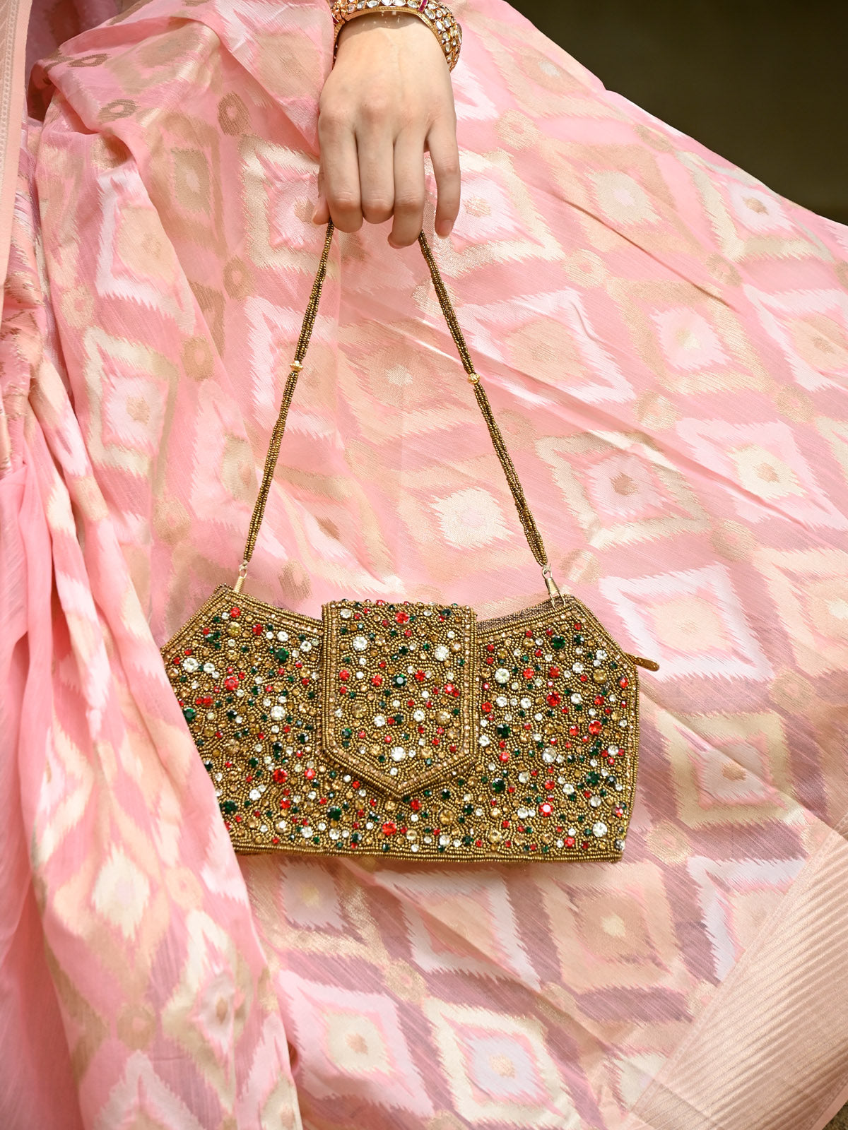 Burgundy red velvet and gold evening clutch bag, floral handbag, OOAK  statement clutch, zardozi purse, Indian wedding, Pakistani wedding