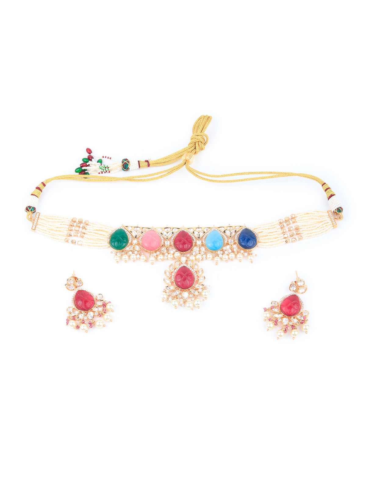 Odette Women Bridal Choker Necklace Set