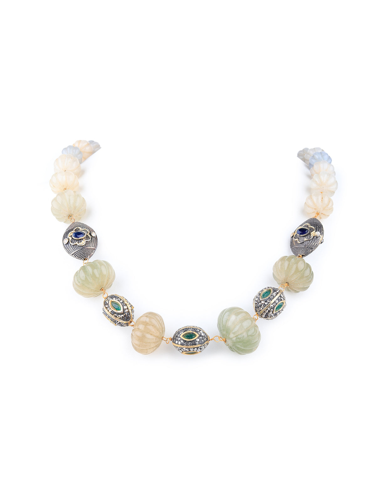 Odette Women Multicolored Mixed Beads Neckpiece