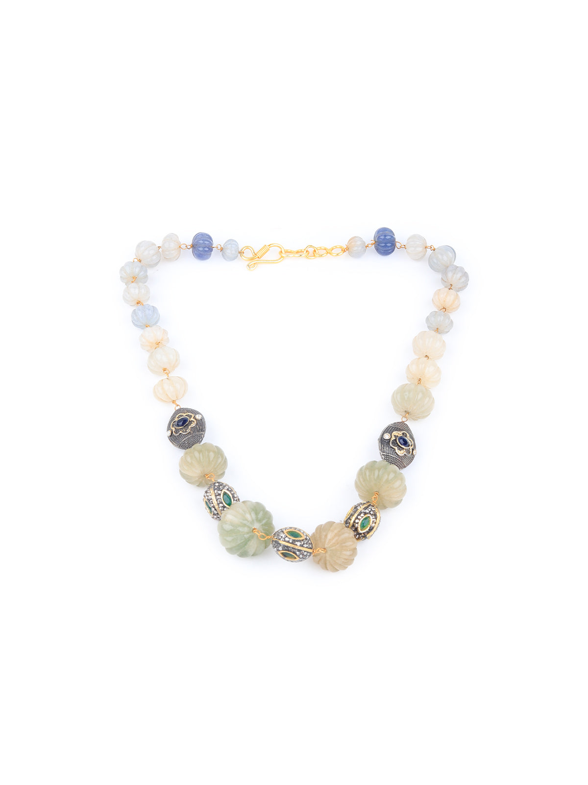 Odette Women Multicolored Mixed Beads Neckpiece