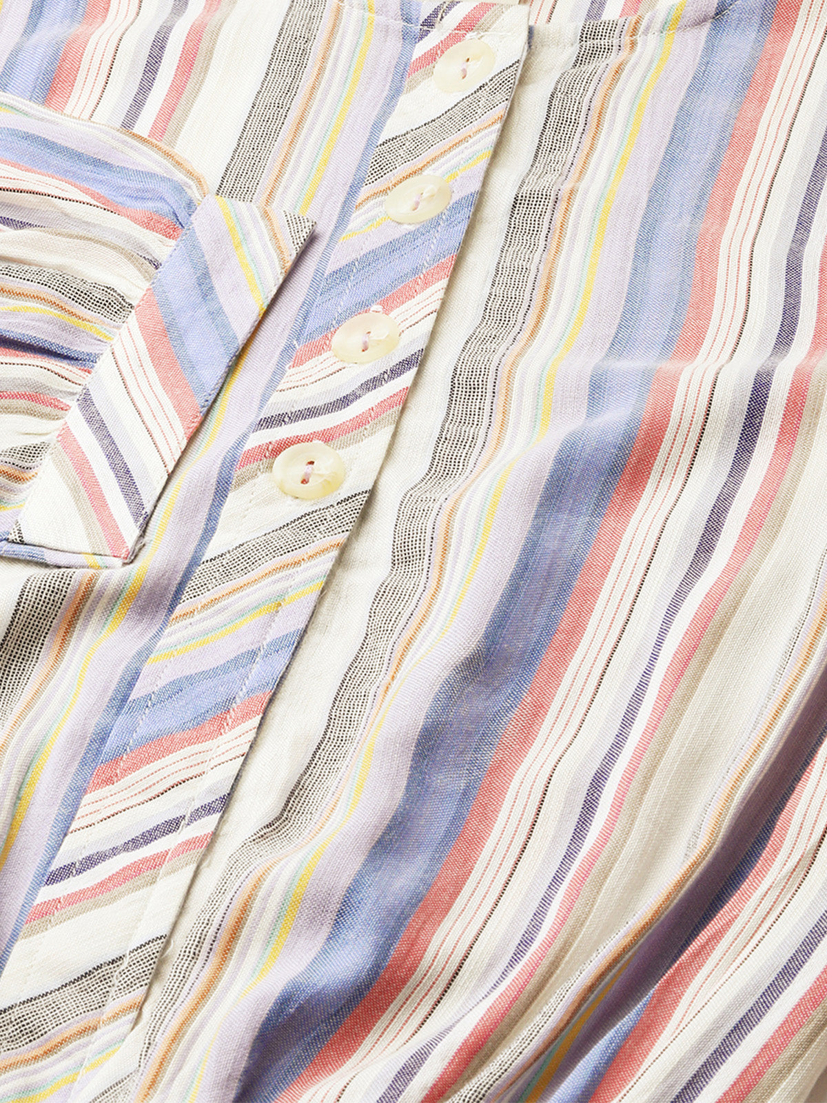 Odette Multicolor Cotton Printed Top For Women