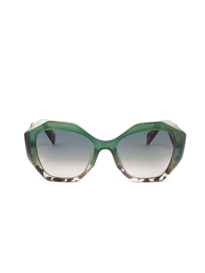 Odette Women Broad Frame Shaded Cat Eye Sunglasses