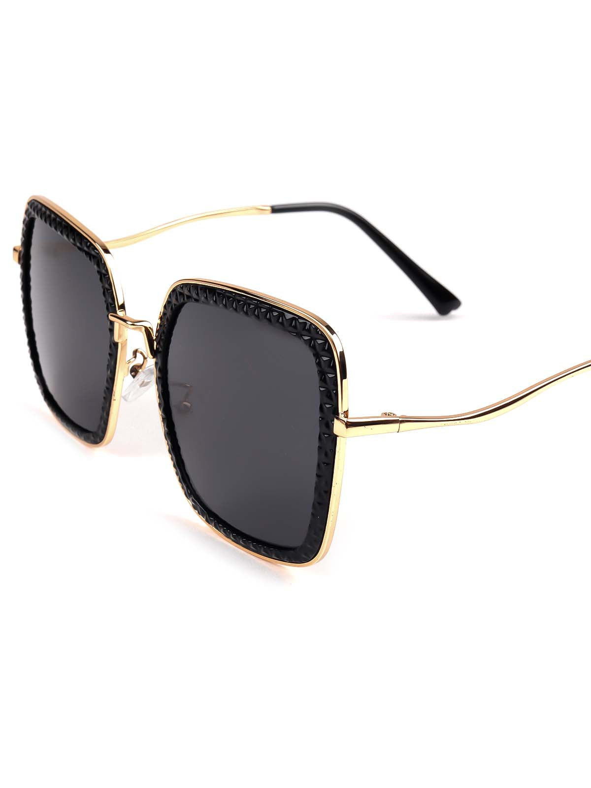 Odette Women Gorgeous Black Studded Sunglasses