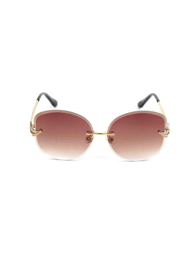 Odette Women Pink Metal Sunglasses