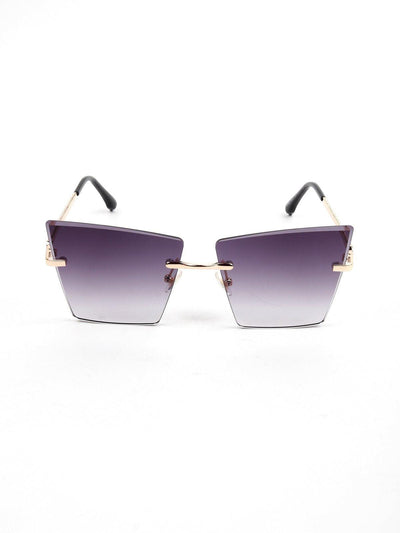 Odette Women Violet High Index Acrylic Sunglasses