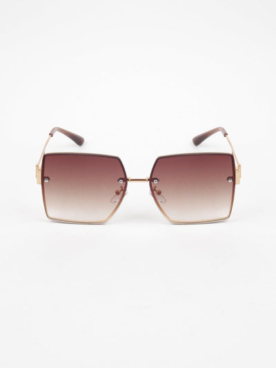 Odette Women Brown Metal Sunglasses