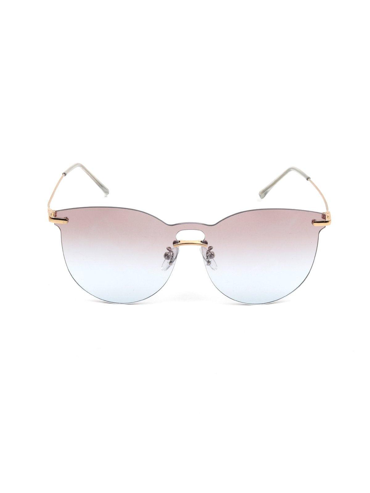 Odette Women Gold Metal Sunglasses