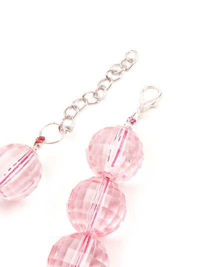 Odette Women Pink Big Beads Necklace